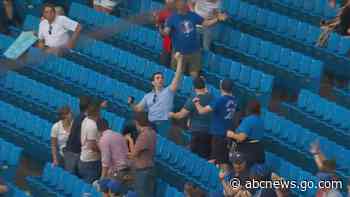 WATCH:  Baseball fan catches foul ball bare-handed