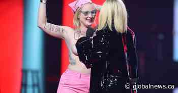 Topless protestor who stormed Juno Awards stage pleads guilty to mischief, fined $600