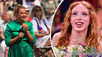 Anna Ermakova tritt im Fernsehgarten bei Andrea Kiewel auf