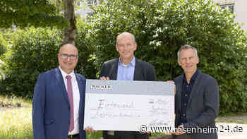 1000 Euro für die Nachwuchsforscher: Wacker Chemie unterstützt Aventinus-Gymnasium