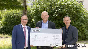 1000 Euro für die Nachwuchsforscher: Wacker Chemie unterstützt Aventinus-Gymnasium