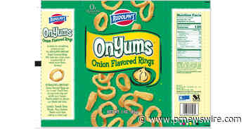 Rudolph Foods Issues Allergy Alert on Undeclared Wheat in Rudolph's OnYums "Onion Flavored Rings", 3 oz. Packages