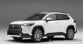 Toyota recalls 96,000 Corolla Cross crossovers for airbags that might not deploy