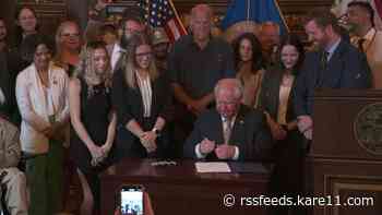 Gov. Walz signs Minnesota's legal cannabis bill into law