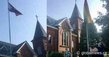 Beamsville church’s Pride flag destroyed in ‘hate-based incident’: Niagara police
