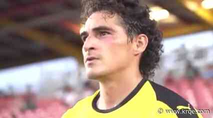 Former NM United forward Devon Sandoval is in Van Tate's Sports Office