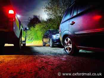 Three men caught smoking cannabis in car in Oxfordshire