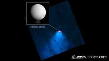 Saturn's moon Enceladus is blasting a plume of water 6,000 miles high. Could life be lurking under its icy shell?