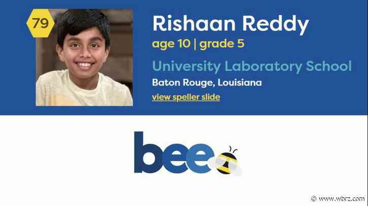University Lab School 5th grader eliminated in fourth round of National Spelling Bee