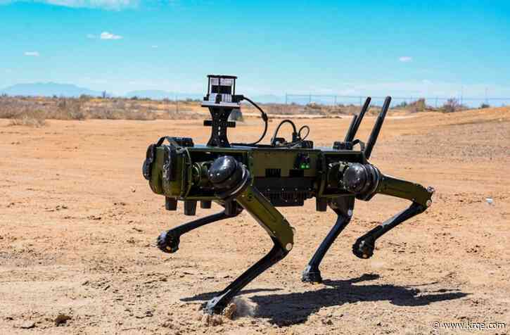 Holloman Air Force Base tests new robotic dogs