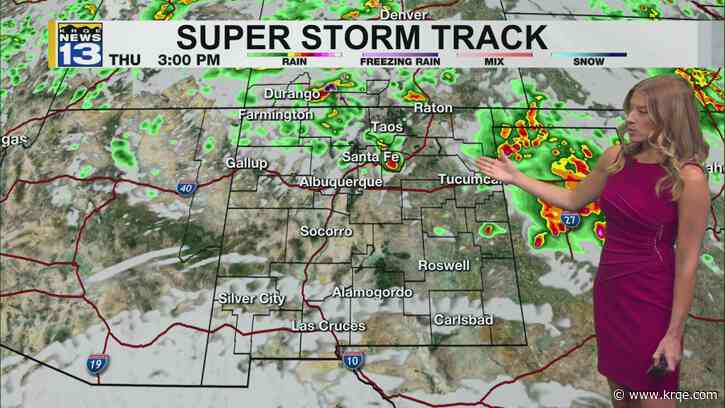 Scattered storms and flooding threat Thursday for parts of New Mexico