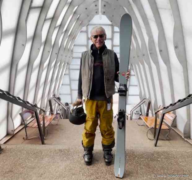 Eric Pollard Asks 76-Year-Old Dad To Test New Skis