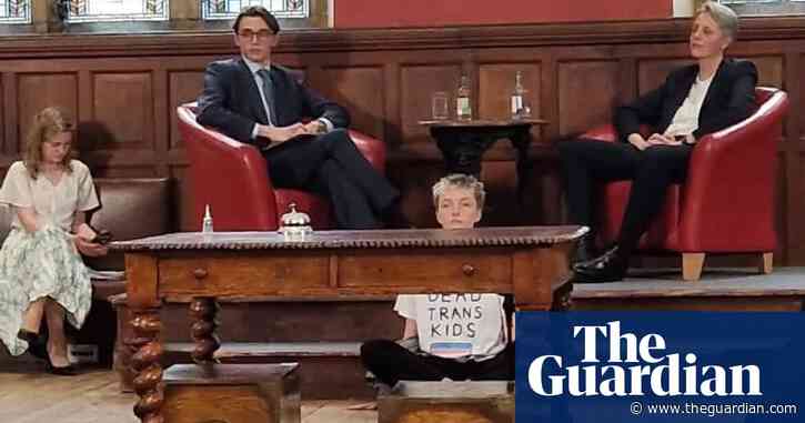 Trans activists disrupt Kathleen Stock speech at Oxford Union