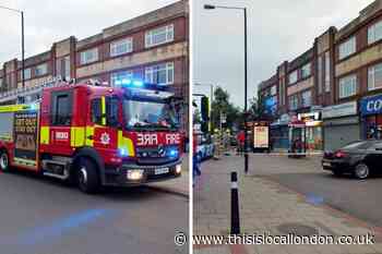 London Fire Brigade warning after bonfire in Lavender Avenue