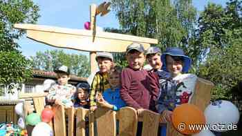 Kindergarten in Bucha hat jetzt ein Schiff
