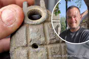 World War Two grenade fished out of River Thames in Abingdon