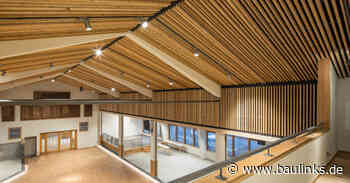 Schallabsorbierende Holzdecken im außergewöhnlichen Design mit dreidimensionalen Profilformen von Mocopinus