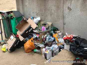 Anger after piles of rubbish left on West Kirby beach
