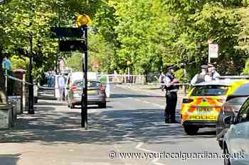 Church Road Crystal Palace cordoned off by police forensics