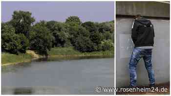 Betrunkener stürzt beim Pinkeln in Fluss und macht Liegestützen – bis Polizei kommt