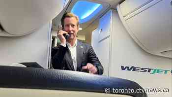 Westjet passengers surprised by 'impromptu' speech by CEO on flight