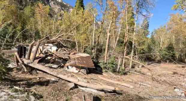 Trees And Buildings Snapped Like Toothpicks By Avalanche