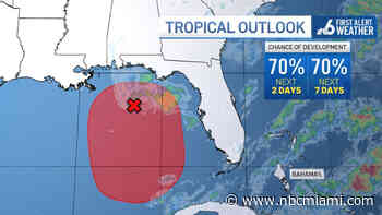 Chances Increase for Tropical Area in Gulf to Become 1st Named Storm of 2023 Hurricane Season