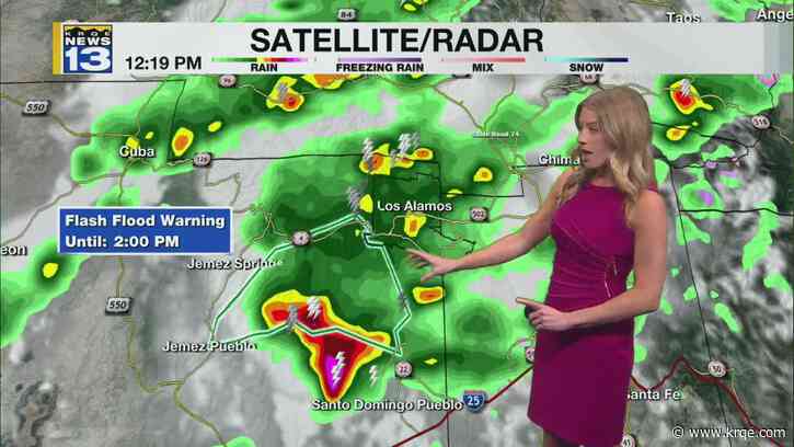 Flash flooding threats for parts of New Mexico Thursday