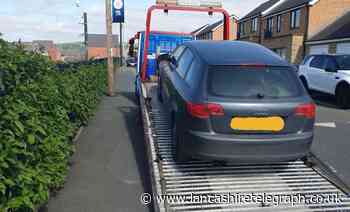 Uninsured Audi seized by officers in Accrington