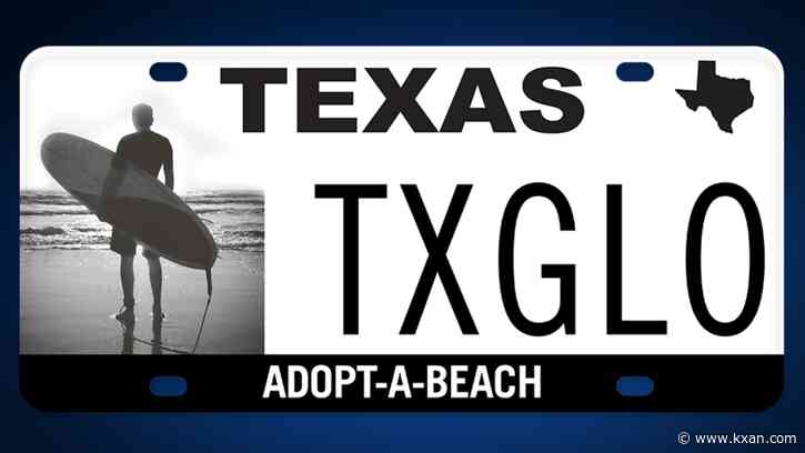 Texas unveils new license plate design supporting beaches