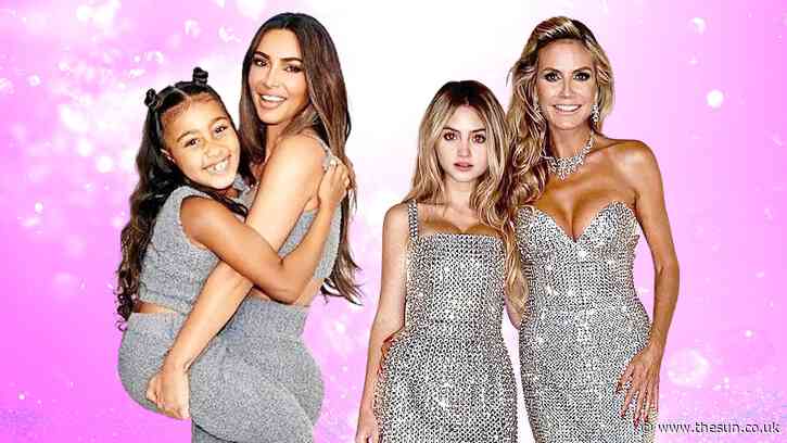Inside latest celeb craze that sees lookalike daughters pose with famous mums – can you see what they have in common?