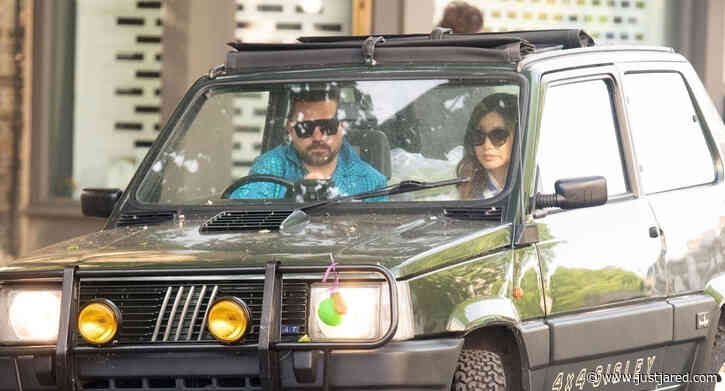 Dominic Cooper & Gemma Chan Take Their Classic Car to Go Shopping in London