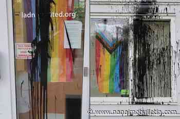 Vandal again targets Pride flags at B.C. church