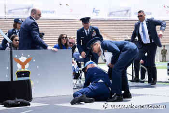 Biden 'fine' after fall onstage at Air Force Academy graduation