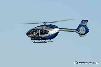 Polizei sucht mit Hubschrauber nach Straftäter