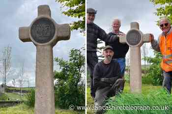 New Buttercross installed in Habergham Eaves near Burnley