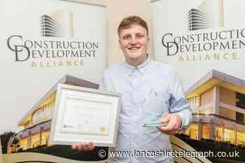 Blackburn man wins at Young Person in Construction Awards