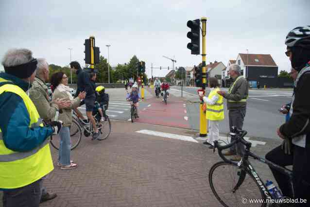 Applaus voor fietsers aan gevaarlijk kruispunt N 31