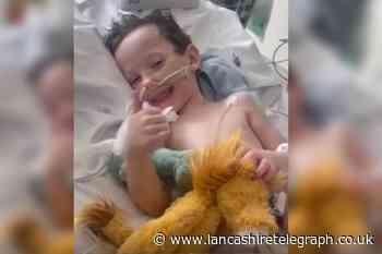 Boy smiles from hospital bed in M66 crash update