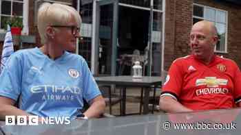 FA Cup final: Families and workmates divided by Manchester derby