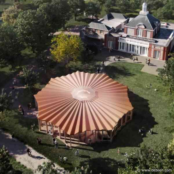 Lina Ghotmeh designs Serpentine Pavilion as a space for "people to get together"