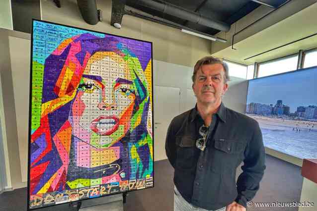 Creatieve duizendpoot Olivier raakte geïnspireerd door Jackson Pollock, en heeft nu eigen kleurrijke expo in de Pier: “Kenners zijn enthousiast”