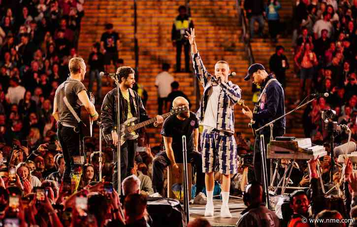 Watch Aitch join Coldplay on stage at Manchester Etihad gig