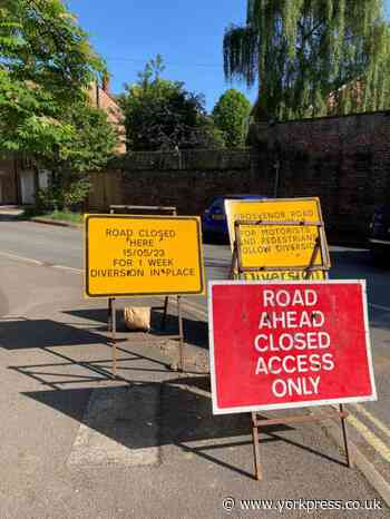 Grosvenor Road, Clifton, York, closed at Bootham Crescent