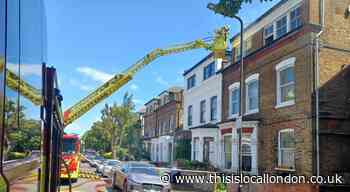 Man in hospital after fire in Finsbury Park converted house