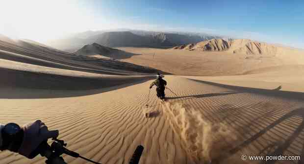 Athletes Bike And Ski 4,000 Foot Sand Dune In Breathtaking Video
