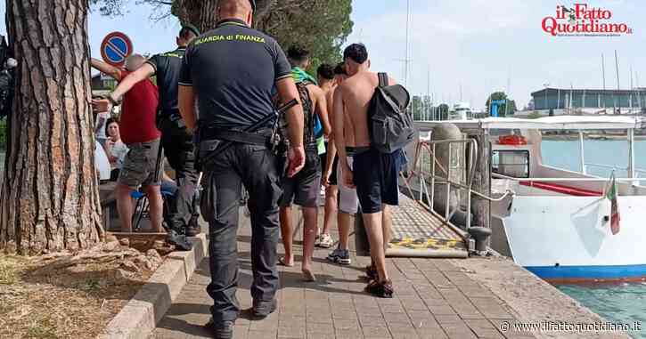 Raduno a Peschiera del Garda, la città è blindata ma un anno dopo le devastazioni arrivano pochi giovani – Video