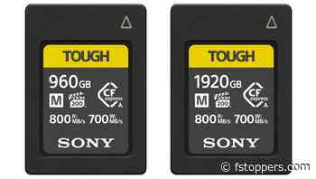 Sony Announces Two New Huge Capacity CFexpress Type A Cards
