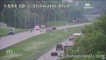 MSP investigating deadly head-on crash on I-694 in Oakdale