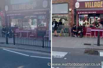 Abbots Langley Village Café transformed for Big Boys filming